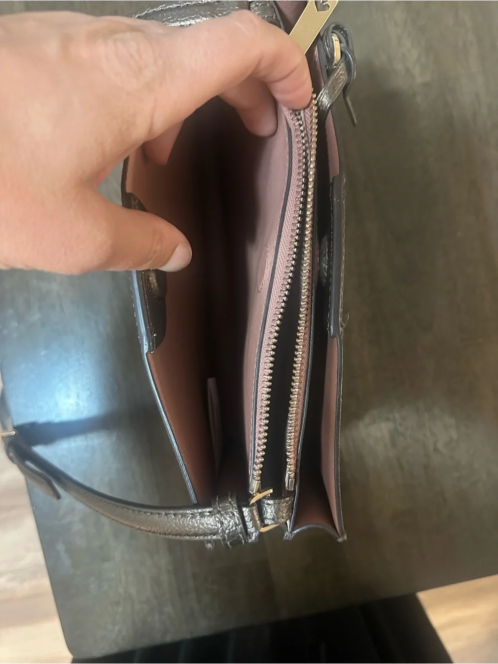 kate spade Brown Leather Crossbody Bag